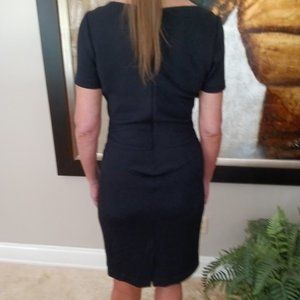 St. John Black dress  size 8